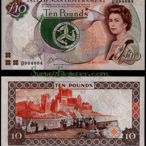 Billete Isla de Man 10 Libras S/C. Sin Fecha