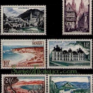 Serie sellos Francia 0976/81 (*)