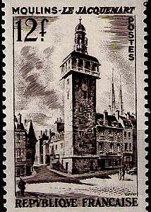 Serie sellos Francia 1025 (**)