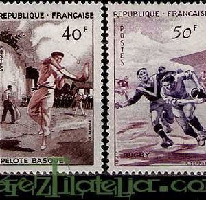 Serie sellos Francia 1072/75 (*)