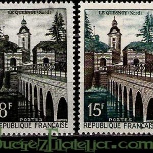 Serie sellos Francia 1105/06 (**)