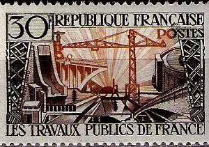 Serie sellos Francia 1114 (**)