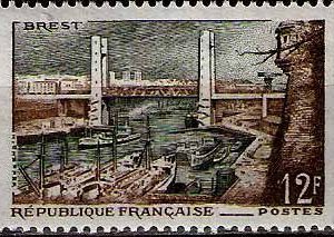 Serie sellos Francia 1117 (**)
