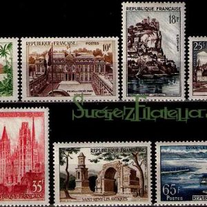 Serie sellos Francia 1125/31 (**)