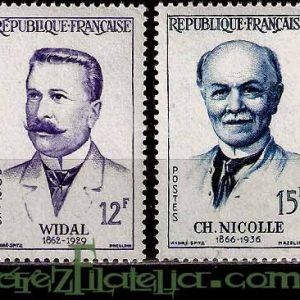 Serie sellos Francia 1142/45 (**)