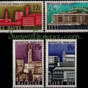 Serie sellos Francia 1152/55 (**)