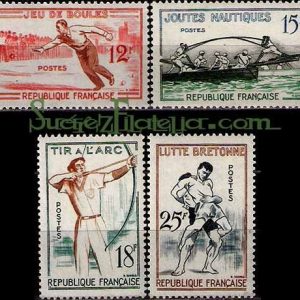 Serie sellos Francia 1161/64 (*)