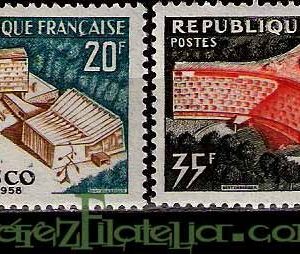 Serie sellos Francia 1177/78 (**)