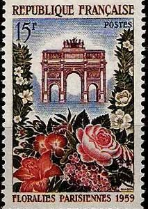 Serie sellos Francia 1189 (**)