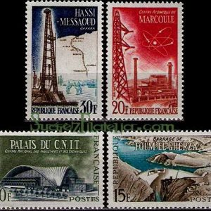 Serie sellos Francia 1203/06 (**)