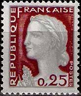 Serie sellos Francia 1263 (**)