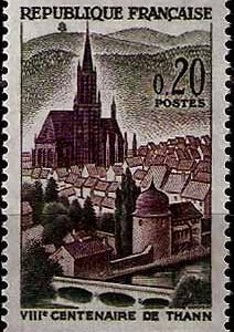 Serie sellos Francia 1308 (**)