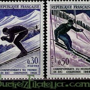 Serie sellos Francia 1326/27 (**)