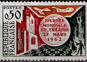 Serie sellos Francia 1334 (**)