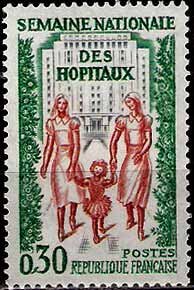 Serie sellos Francia 1339 (**)