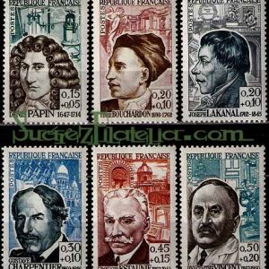 Serie sellos Francia 1345/50 (**)