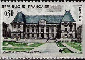 Serie sellos Francia 1351 (**)