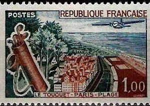 Serie sellos Francia 1355 B (**)