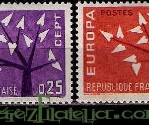 Serie sellos Francia 1358/59 (**)