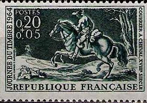 Serie sellos Francia 1406 (**)