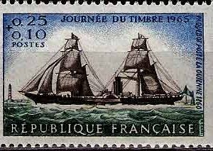 Serie sellos Francia 1446 (**)