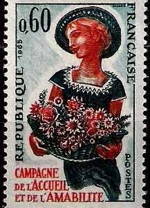 Serie sellos Francia 1449 (**)