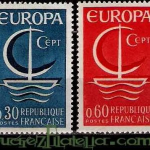 Serie sellos Francia 1490/91 (**)