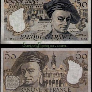 Billete Francia 050 Francos 1990 SC