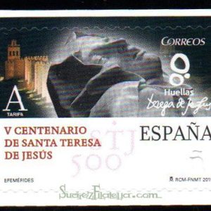 4930. Sello Efemérides. Santa Teresa de Jesús
