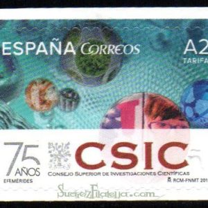 4931. Sello Efemérides. 75º Aniversario del CSIC