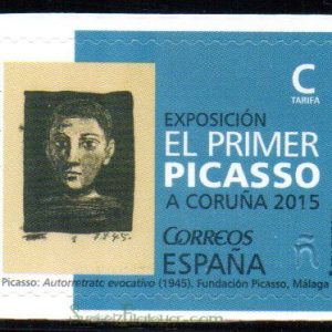 4932. Sello Grandes Exposiciones. El Primer Picasso