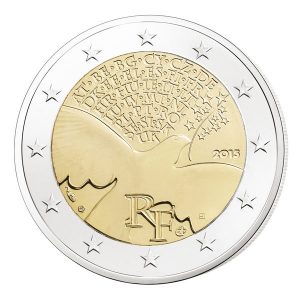 Moneda 2 euros de Francia 2015 70 Años Paz en Europa