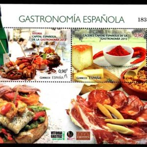 4942. Sello Capital Española de Gastronomía 2015