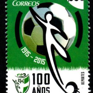 4950. Sello Deportes. Centenario de la Real Federación Andaluza