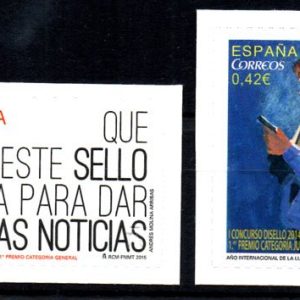4940-41. Sellos Disello. Año Internacional de la Luz