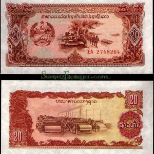 Billete Laos 00020 Kip S/C. 1979 Serie EA