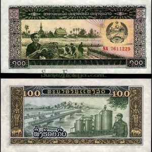 Billete Laos 00100 Kip 1979 SC