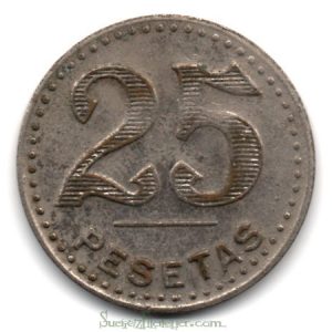 Jetón o Ficha de 25 pesetas