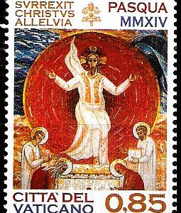 Serie sellos Vaticano 1648. Pascua