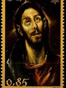 Serie sellos Vaticano 1660. 400 Memorial El Greco