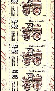 Carnet Sellos Francia Año 1988 Nº 2526 A. Día del Sello