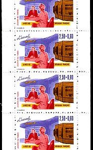 Carnet Sellos Francia Año 1992 Nº 2744 A. Día del Sello