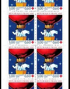 Carnet Sellos Francia Año 1996 Nº 3039. Cruz Roja