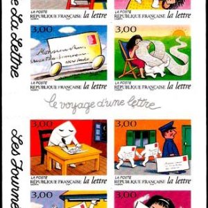 Carnet Sellos Francia Año 1997 Nº 3071 A. Día de las Letras