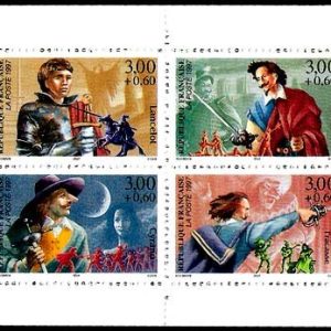 Carnet Sellos Francia Año 1997 Nº 3121 A. Personajes