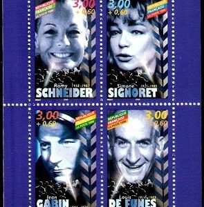 Carnet Sellos Francia Año 1998 Nº 3193. Actores de Cine