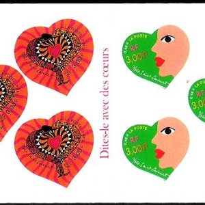 Carnet Sellos Francia Año 2000 Nº 3298 A. San Valentin