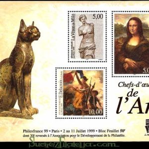 Serie sellos Francia. Hoja Bloque 23