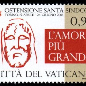 Serie sellos Vaticano 1685. Exposición de la Sábana Santa 20