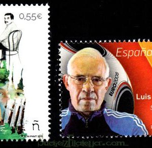 4962-63. Sellos Personajes – García Márquez y Aragonés